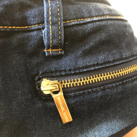 🛍️🛍️SOLD Sz 8 Michael Kors izzy skinny denim jeggings - Picture 4 of 8